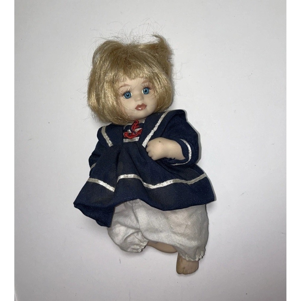Collectible Memories Full-Bodied Porcelain Handcrafted Jointed Doll - sailor